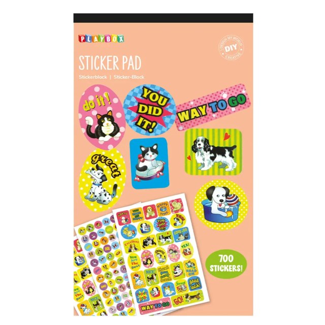Stickers Playbox Hundar & Katter, 700-pack - 1