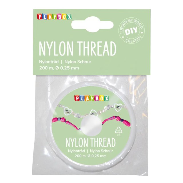 Nylontråd Playbox, 0,25 mm x 200 m - 1