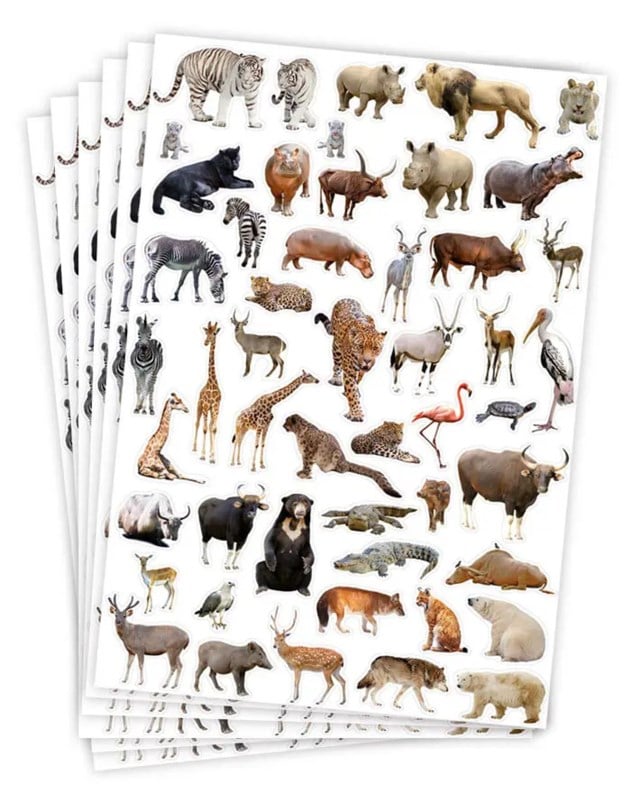 Stickers Playbox Vilda Djur - 1