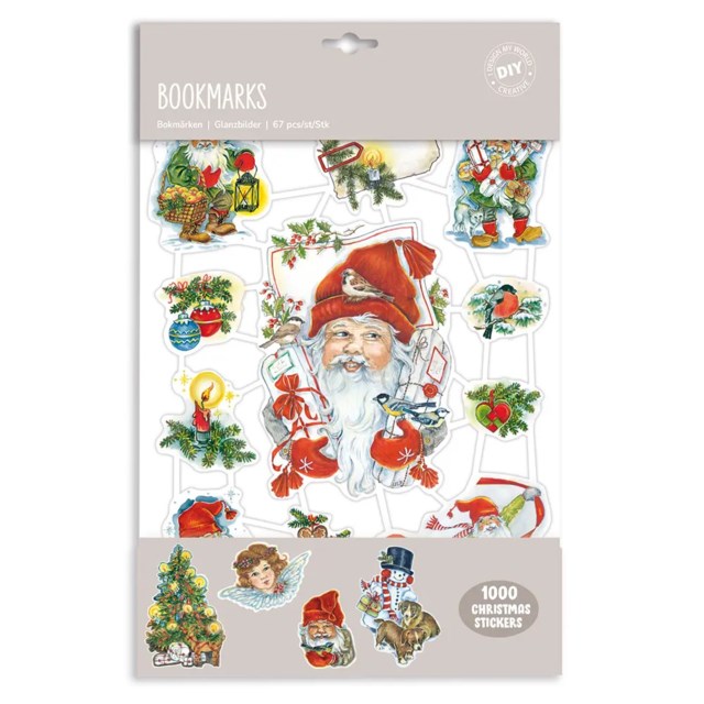 Julbokmärken Playbox, blandade motiv, 67-pack - 1