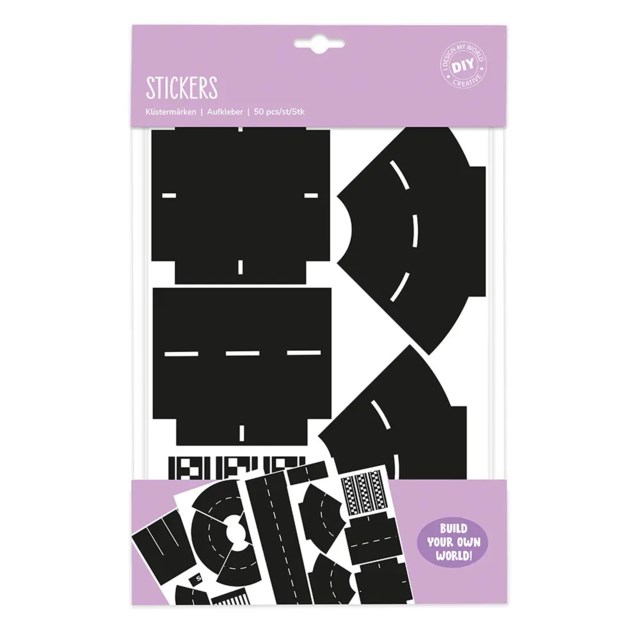 Vägstickers Playbox Kurvor och Korsningar, 50-pack - 1