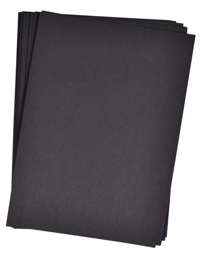 Papper Playbox A4 180g svart, 25 ark - 1