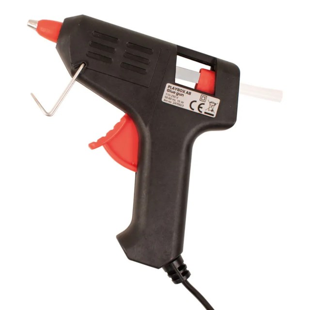 Limpistol Playbox Liten, ergonomisk, 7 mm, 2 limstift ingår - 1