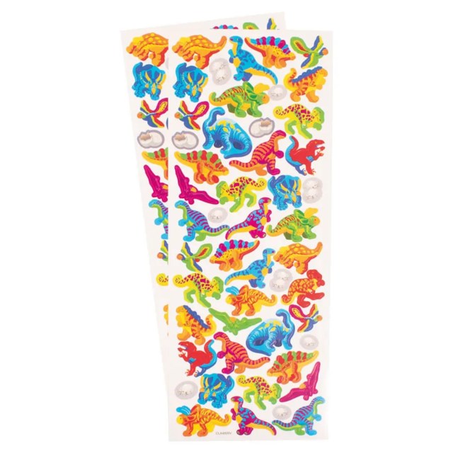 Klistermärken Playbox Dinosaurier, färgglada motiv - 1