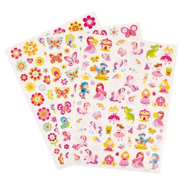 Klistermärken Playbox Sagor, fjärilar och blommor - 1