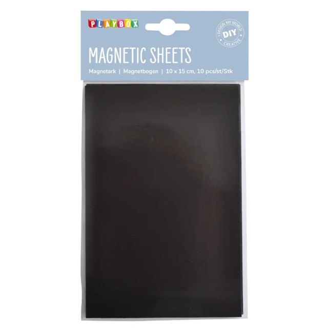Magnetark Playbox Självhäftande, 10-pack - 1