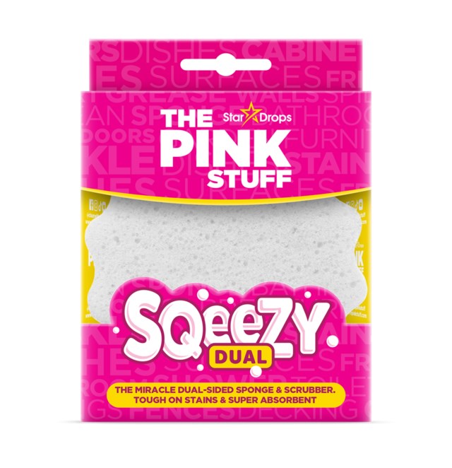 The Pink Stuff Squeezy Dual scrub/sponge - 1
