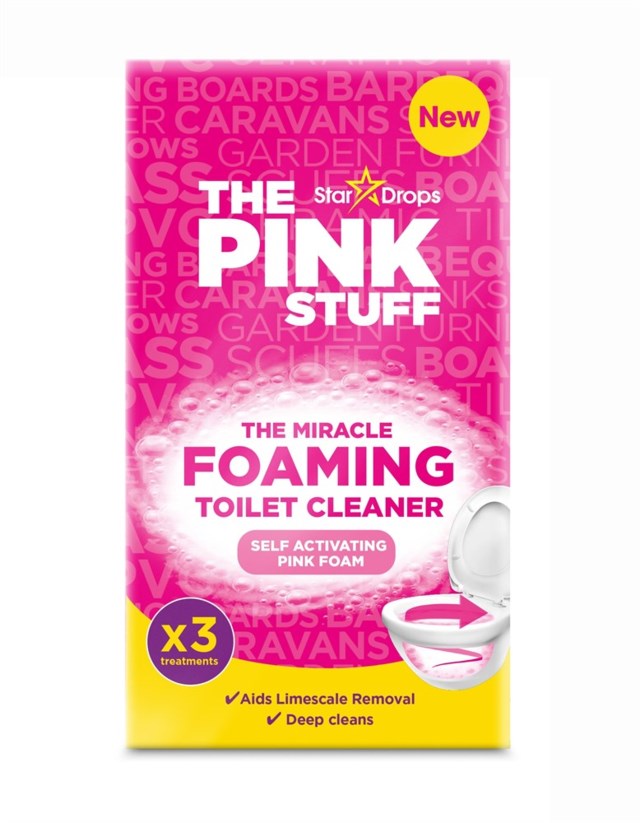 THE PINK STUFF Miracle Foaming Toilet Cleaner 3x100g - 1