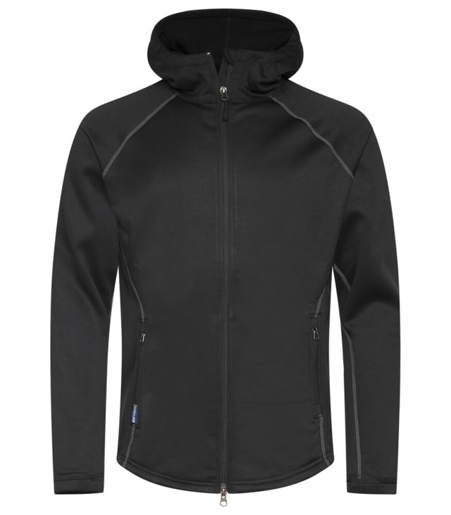 Hoodtröja 3314 herr svart stl L - L - 1