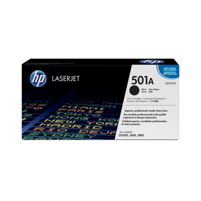Lasertoner HP Q6470A svart - 1