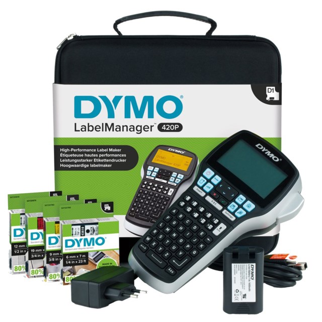 Märkmaskin Dymo LM 420P Kitcase - 1