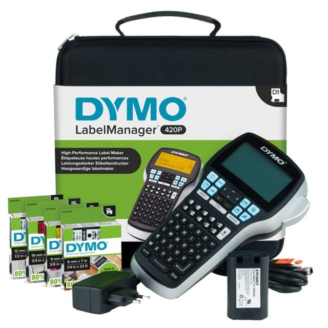 Märkmaskin Dymo LM 420P Kitcase - 1