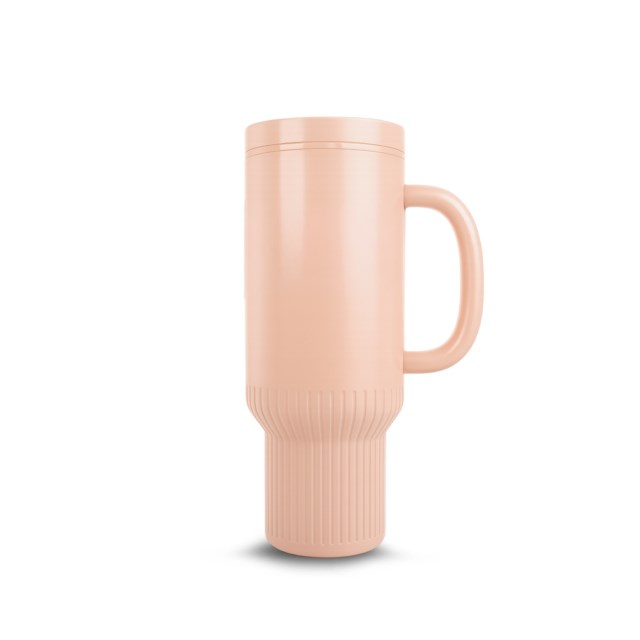 Talia thermal mug (6) Pink Pantone 489C - 1