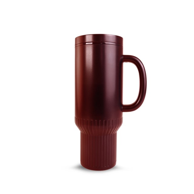 Talia thermal mug (6) Dark bordeaux Pantone 7630C - 1