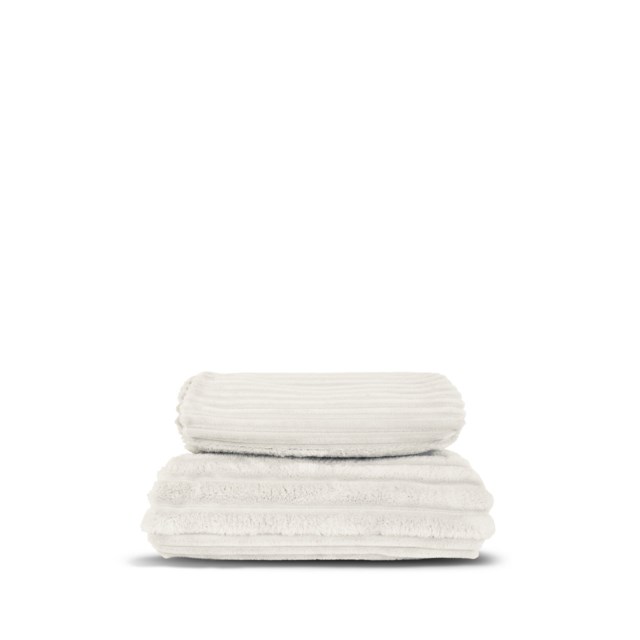Estella fleece plaid (6) Off white - 1