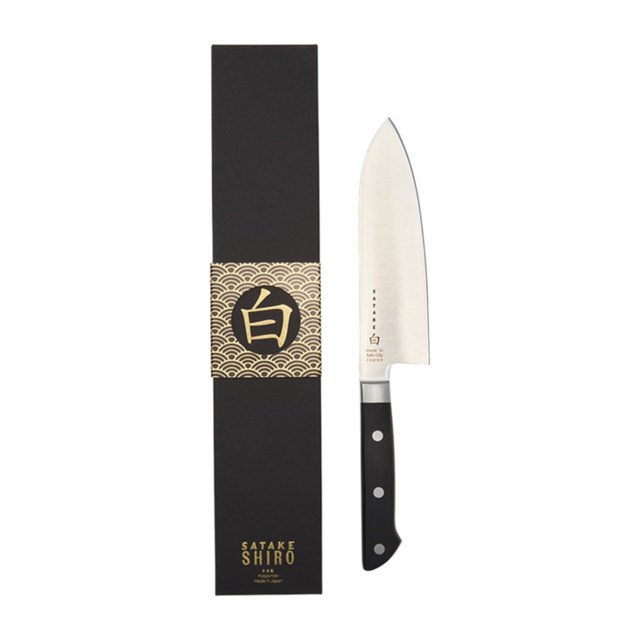 Kniv Satake Shiro Santoku 17cm - 1