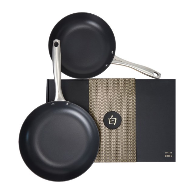 Stekpanneset Satake Shiro i presentbox 24 + 28 cm - 1