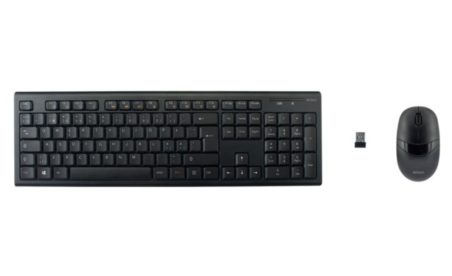 Trådlöst Tangentbord Mus Nordisk USB Räckvidd - 1