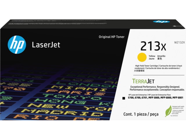 Lasertoner HP 213X gul - 1