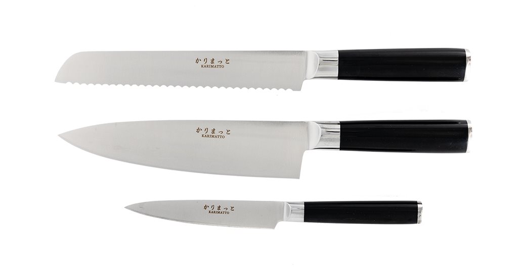 Knivset Karimatto 3 Delar - Julklappar till anställda – Företagets julgåvor till personal och kunder - Kök & Bak