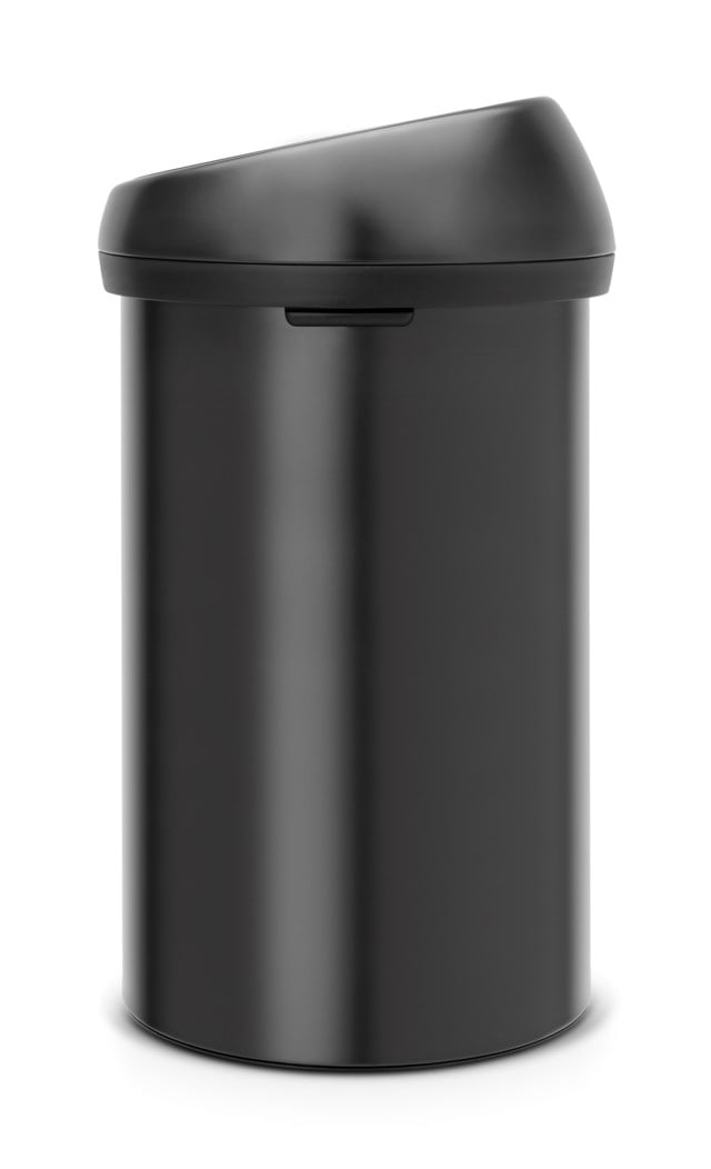 Papperstunna Touch Bin New 60 L svart - 400x400x710 - 1