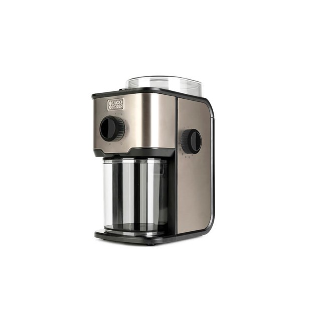 Elektrisk kaffekvarn 150W Borstad stål - 1