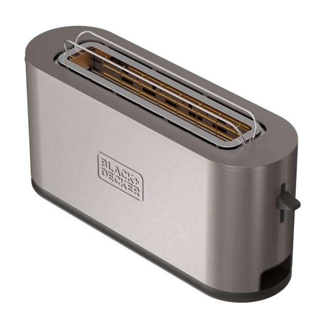 Brödrost Toaster Långt Fack 1000W Inox - 1