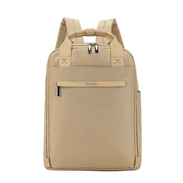 Ryggsäck Lynx Nylon och Läder 15.6" Coffee - 1