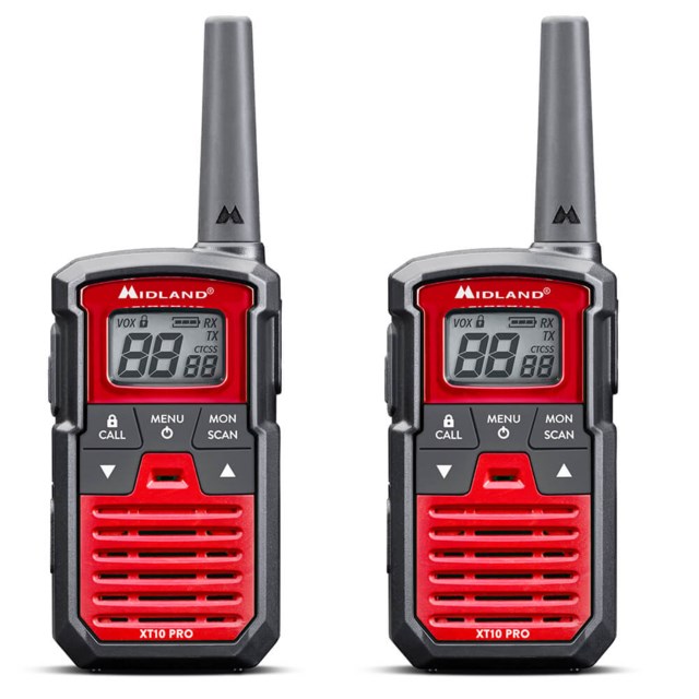 Walkie Talkie XT10 Pro Svart/Röd - 1