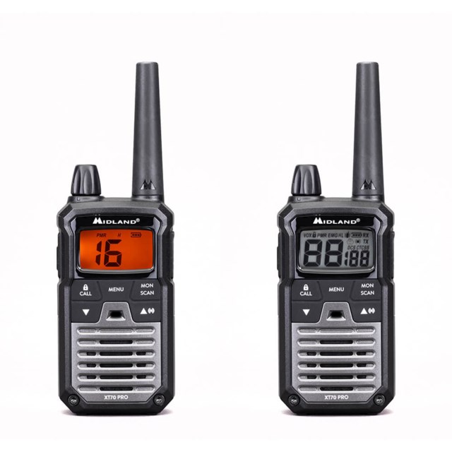 Walkie Talkie XT70 Pro Duo Svart/Mörkgrå - 1