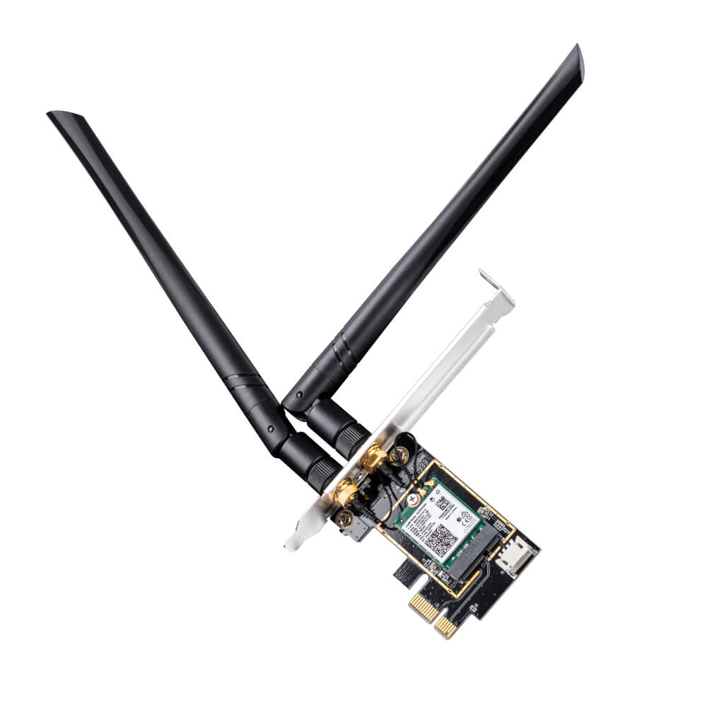 PCIe Wi-Fi 6-adapter CUDY WE3000 AX5400, Bluetooth 5.2, Intel AX210 - Elektronik & IT - Datortillbehör - Nätverksprodukter