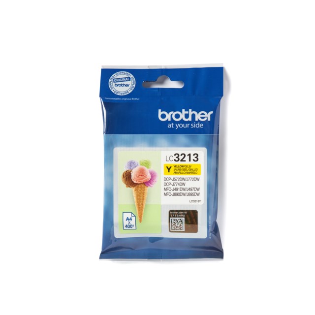 Ink-Jet Brother LC3213 HC gul - 1