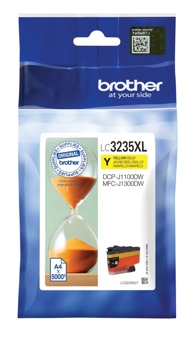 Ink-Jet Brother LC3235XLY gul - 1