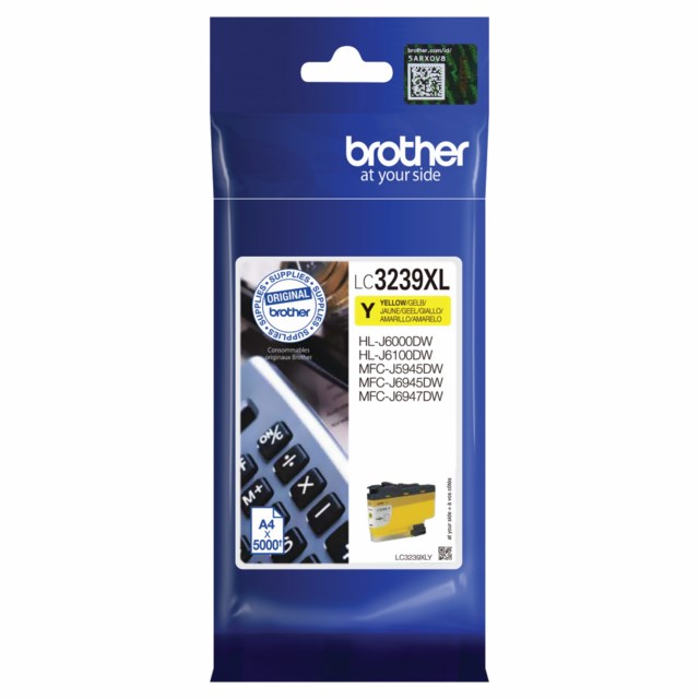 Ink-Jet Brother LC3239XLY gul - 1