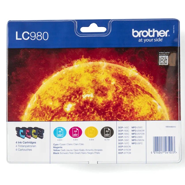 Ink-Jet Brother DCP-145C/165C/195C, MFC-295CN Value Pack - 1