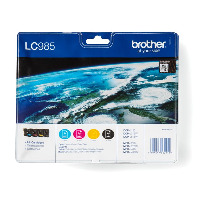 Ink-Jet Brother LC985 Value Pack - 1