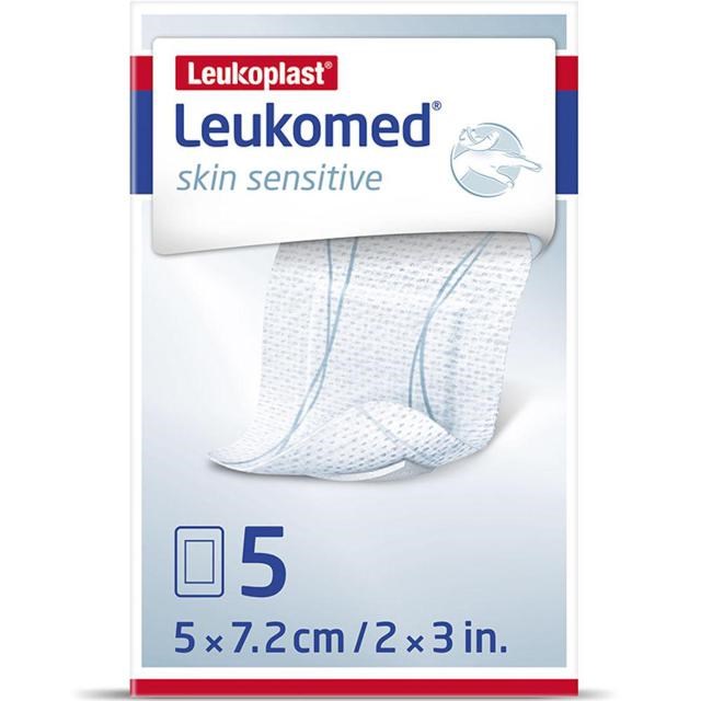 Filmförband Leukomed T Skin Sensitive Steril 5 x 72 cm 5-P - 1