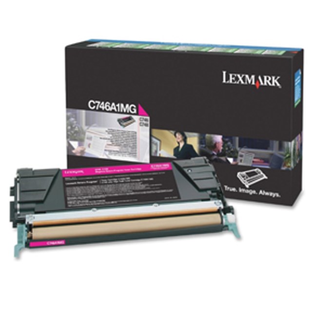 Lasertoner Lexmark C746/C748 magenta - 1