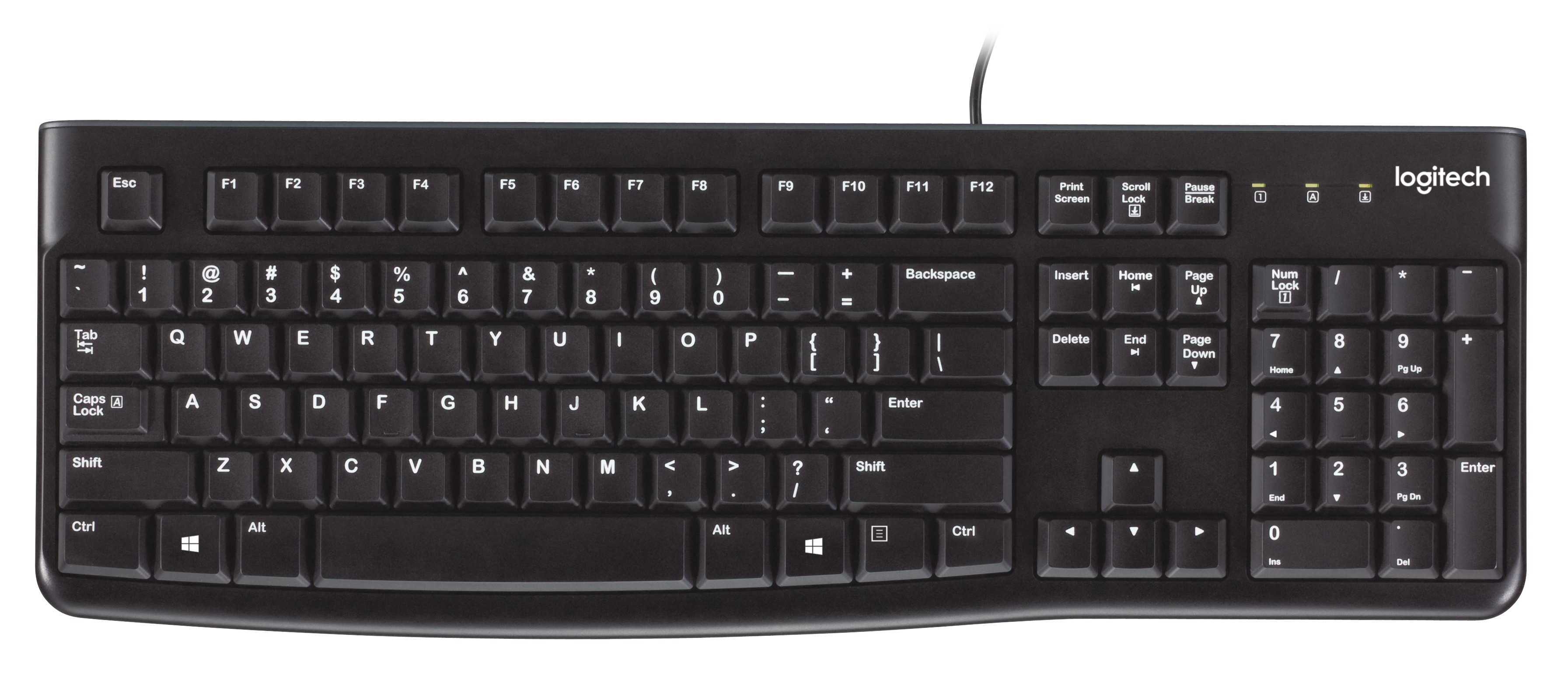 Tangentbord Logitech K120 Business, USB, nordisk, svart - Elektronik & IT - Tangentbord & Möss - Tangentbord