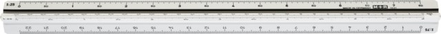 Skallinjal 1:20-125 typ A - 30cm typ A - 1