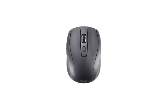 Tyst Trådlös Resemus 5 Knappar 600-1200 DPI Svart - 1