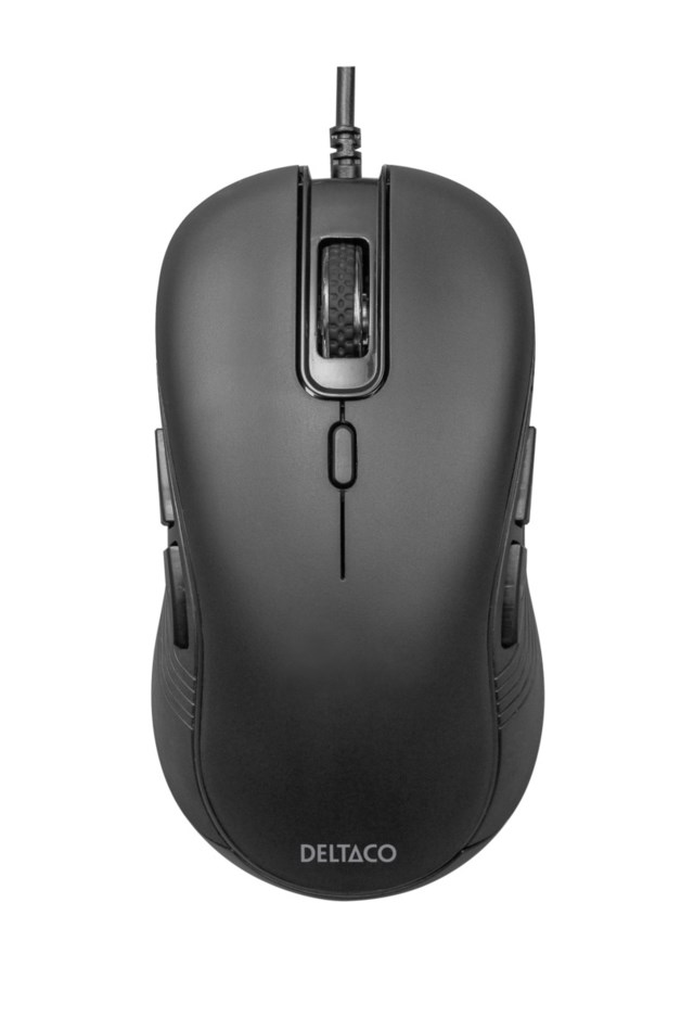 Tyst Trådbunden Ambidextrous Mus 6 Knappar 6400 DPI Svart - 1