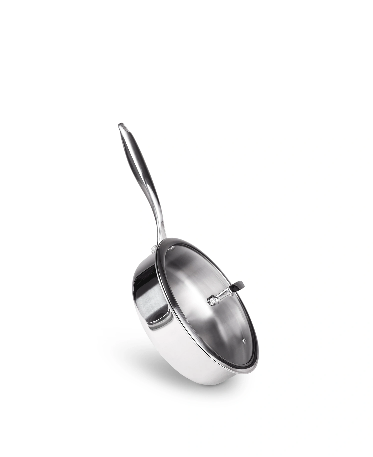 Traktörpanna i Triply Rostfritt Stål – 24 cm - 1