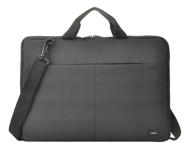 Återvunnen 15,6-16" Laptop Fodral Handtag Rem Svart - 1