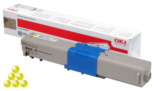 Lasertoner OKI C332/MC363 gul - 1