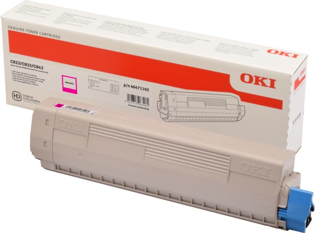 Lasertoner Oki C823dn/C823n magenta - 1