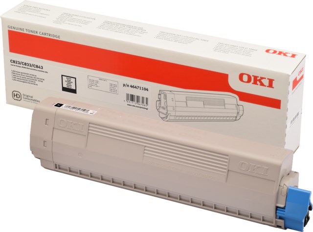 Lasertoner Oki C823dn/C823n svart - 1