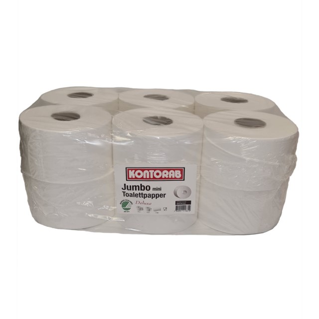 Toalettpapper Kontorab T2 2-lags 170m 12rl/krt - 170m - 1