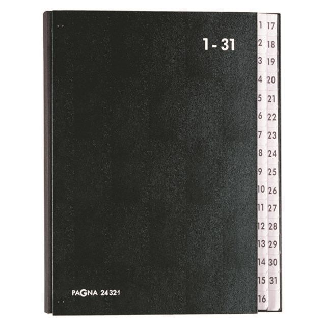 Sorteringsportfölj Pagna 1-31 - A4 55mm - 1