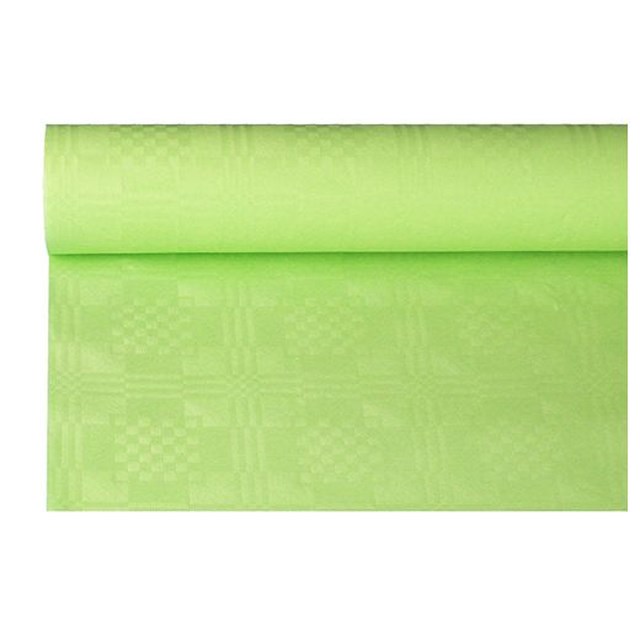 Bordsduk Damast grön 1,2x8m - 1